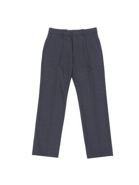 Hermes Wool 100% Center Crease Trousers Pants Navy 42